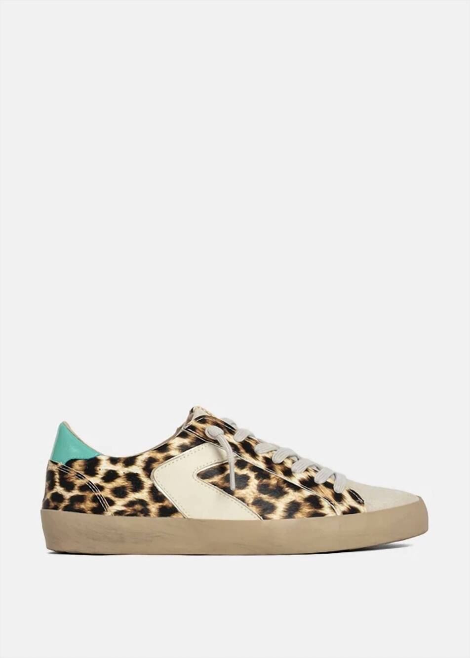 NEW SHU SHOP women's robbie sneaker in leopard print